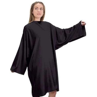Abbildung von IC collection Kimono Kittel Schwarz mit Ärmel