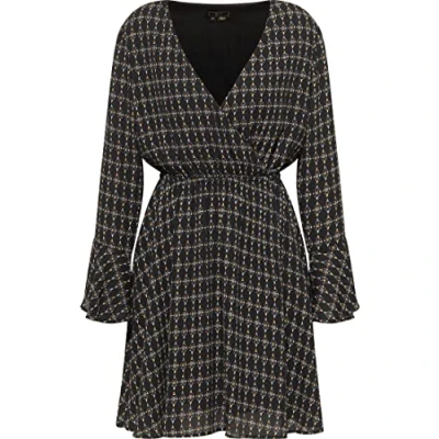 Abbildung von faina Damen Kleid 19223445 FA01, SCHWARZ, M