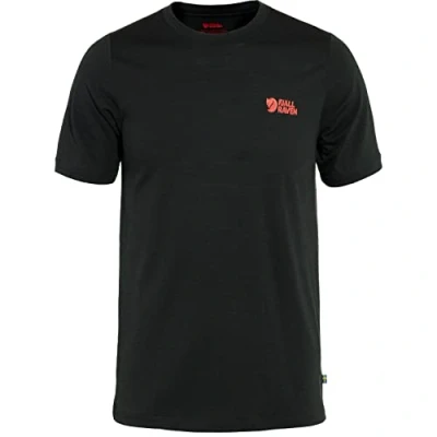 Abbildung von Fjällräven Abisko LOGO Tshirt basic, Herren, Größe: Large, Black
