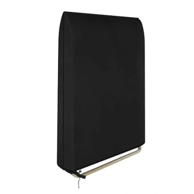 Abbildung von Dokon Lafuma Klappbar Relax Liegestuhl Abdeckung, Wasserdicht, Winddicht, UV Beständiges, Schwerlast 600D Oxford Gewebe Schutzhülle für Gartenliege Sonnenliege Relaxliegen (96x84cm) Schwarz
