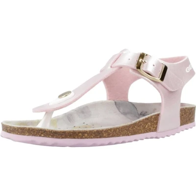 Abbildung von Sandalen Geox Modell J Adriel Girl Farbe Rosa