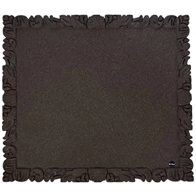 Abbildung von Bi Office Korktafel Rococork, rahmenlos, hochwertige Korkoberfläche, schwarz, 40 x 45 cm