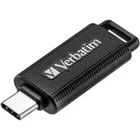 Abbildung von Verbatim Store &#039;n&#039; Go USB C Stick, kompakter Speicherstick mit 64 GB Datenspeicher, portabler Stick in Schwarz, ideal für Handy, Laptop, PC und Notebook