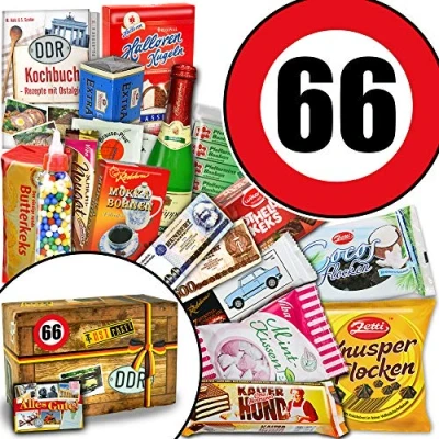 Abbildung von Ostpaket XXL + Geburtstag 66 Geschenk Idee Mama Ostalgie Box