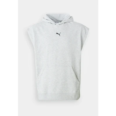 Abbildung von Puma Graphic Sleeveless Hoodie Sport Tshirt, Herren, Größe: XL, Light gray heather