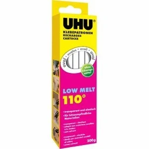 Abbildung von UHU Heißklebesticks LOW MELT 110 transparent