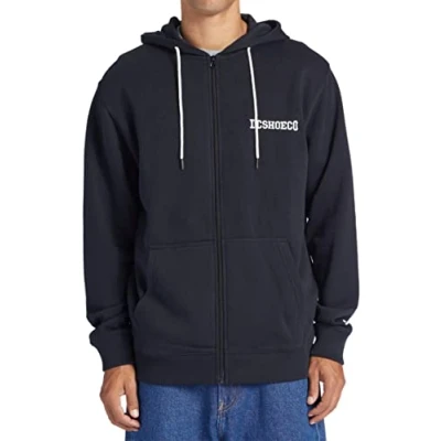 Abbildung von DC Shoes Baseline Sweatjacke, Herren, Größe: Medium, Black