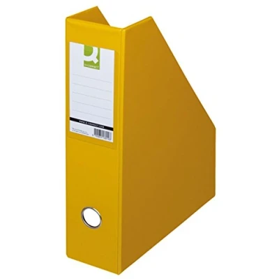 Abbildung von Q Connect KF16214 Stehsammler A4 76mm gelb