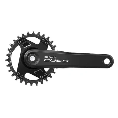 Abbildung von SHIMANO Unisex Erwachsene Cues FC U4000 1 Kurbelgarnitur, Schwarz, 175 mm