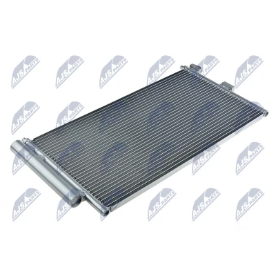 Abbildung von NTY CCS FT 015 Klimakondensator mit Trockner Aluminium FIAT: Punto II Schrägheck, Doblo I Kombi, Idea, LANCIA: Musa, Ypsilon