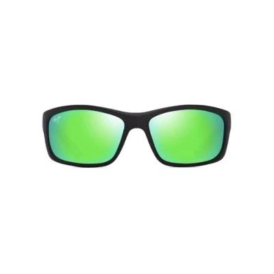Abbildung von Maui Jim Unisex Sonnenbrille, Größe: One Size, Black/green