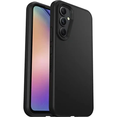 Abbildung von OtterBox Sleek Hülle für Samsung Galaxy A54 5G, stoßfest, sturzsicher, ultraschlank, schützende Hülle, Getestet nach Militärstandard, Antimikrobieller Schutz, Schwarz