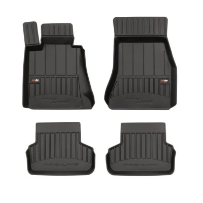 Abbildung von FROGUM 3D407718 Fußmattensatz Gummi vorne und hinten 4 schwarz BMW: 5 Limousine
