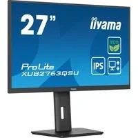 Abbildung von iiyama Prolite XUB2763QSU B1 68,6cm 27&quot; IPS LED Monitor WQHD 100Hz HDMI DP USB3.2 Slim Line Höhenverstellung Pivot Adaptive Sync Energieklasse B schwarz