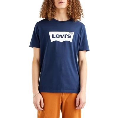 Abbildung von Levi&#039;s Housemark Graphic Tshirt print, Herren, Größe: Small, Dress blues