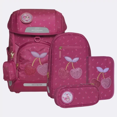 Abbildung von Beckmann Plus Air Schulranzen Set 6 tlg. Cherry