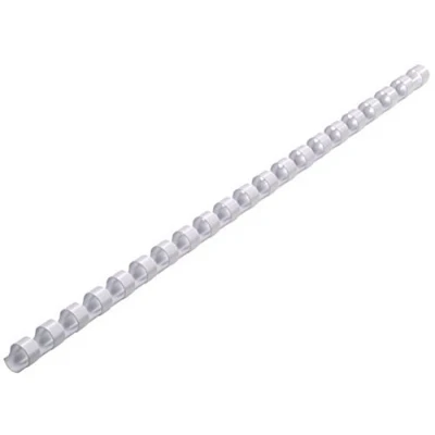 Abbildung von Genie Spiralbinderücken 6mm VE=25 Stück weiß