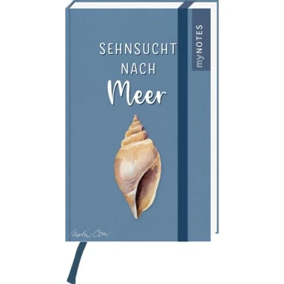 Abbildung von myNOTES Papeterie: Notizbuch A6 Naturschätze: Sehnsucht nach Meer Maritimes Mini Blankbook, gepunktet, ideal für Notizen unterwegs