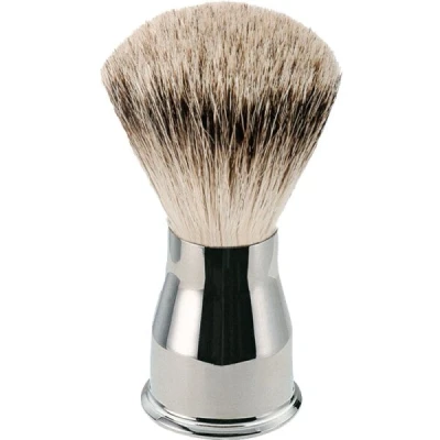 Abbildung von Erbe Shaving Shop Rasierpinsel Silberspitz, gl&auml;nzend