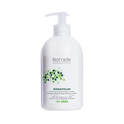 Abbildung von Keratolin Body Lotion 12% Urea 400ml Ultra Feuchtigkeitsspendende Für Sehr Trockene Und Schuppige Haut Von Biotrade