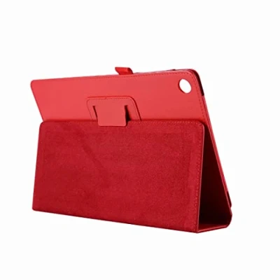 Abbildung von CHEVUE kuaijiexiaopu Hüllen for Lenovo Case Tab 4 10 TB X704F X704L / Plus X304F X30 4l, Pu. Ledertablettenabdeckung Flip Tab4 x70. 4f x304f. (Farbe : red)