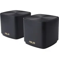 Abbildung von ASUS ZenWiFi XD4 Plus 2er Set AX1800 Whole Home Mesh WiFi 6 System kombinierbarer Router (bis zu 306m² Abdeckung, AiMesh, AiProtection, Wandbefestigung, App Steuerung) schwarz