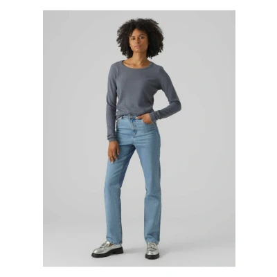 Abbildung von Vero Moda Vmcare Structure LS Oneck GA NOOS Strickpullover, Damen, Größe: XS, Stormy weather