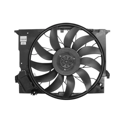 Abbildung von NRF 47852 Lüfter 530 12 850 mit Kühlerlüfterrahmen (Zarge), bürstenloser Motor MERCEDES BENZ: E Klasse T modell, Limousine, S Coupe