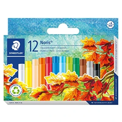 Abbildung von STAEDTLER 241 NC12 Ölpastellkreide Noris Club, 12 Stück im Etui