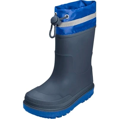 Abbildung von Playshoes Regenstiefel Gefüttert Unisex Kinder Gummistiefel, Marine Gefüttert, 27 EU