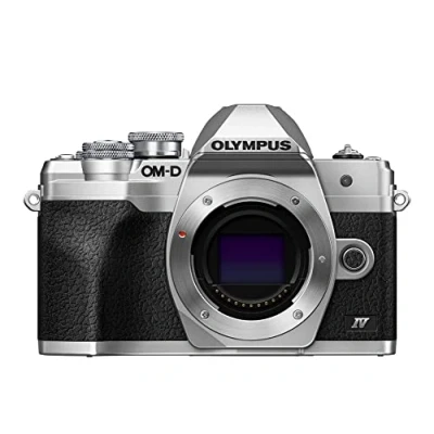 Abbildung von Olympus E M10 Mark IV Systemkamera Body (20,3 MP, Bluetooth, WLAN (WiFi), +BLS 50, F 5AC USB AC Adapter, cable, Shoulder Strap)