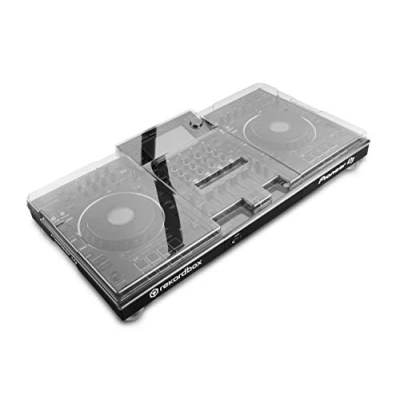 Abbildung von Decksaver Cover für Pioneer DJ XDJ XZ Superstrapazierfähiger Schutzdeckel aus Polycarbonat in geräucherter, klarer Farbe, hergestellt Großbritannien die Wahl der DJs unschlagbaren Schutz