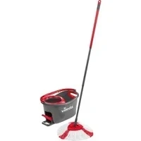 Abbildung von Vileda Bodenwischer Set &quot;Turbo Easy Wring &amp; Clean&quot;, ideal für Laminat, Parkett, Fliesen