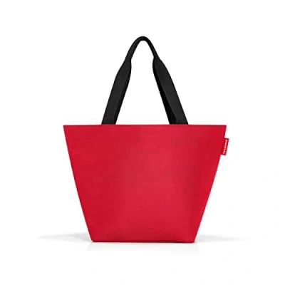 Abbildung von reisenthel shopper Geräumige Shopping Bag und edle Handtasche in einem Aus wasserabweisendem Material, Couleur:rot