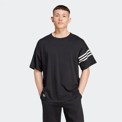 Abbildung von adidas Originals NEU C TEE Tshirt print, Herren, Größe: Large, Black