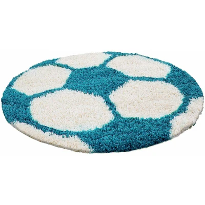 Abbildung von Ayyildiz Teppiche Kinderteppich &quot;Fun 6001&quot;, rund, Fußball Design