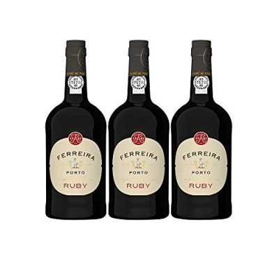 Abbildung von Ferreira Ruby Port Portwein Likörwein Dessertwein süß Portugal (3 Flaschen)