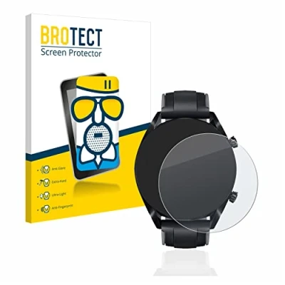 Abbildung von BROTECT Entspiegelungs Schutzglas für Huawei Watch GT 2 (46 mm) Schutzfolie Panzer Folie Glas Matt [Extrem Kratzfest 9H, Anti Reflex]