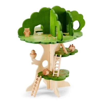 Abbildung von tickit 74059 Woodland Trail Tree House Wooden Treehouse Playhouse Small World Play