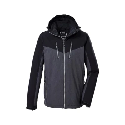 Abbildung von Killtec Herren Skijacke Funktionsjacke mit Kapuze und Schneefang KSW 441 MN SKI JCKT 00929 anthrazit melange L