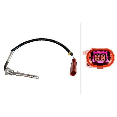 Abbildung von HELLA 6PT 358 226 261 Sensor, Abgastemperatur AUDI: A6 C7 Avant, Q5, Allroad