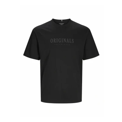 Abbildung von Jack &amp; Jones Jorfrederiksberg TEE CREW NECK NOOS Tshirt print, Herren, Größe: Small, Black