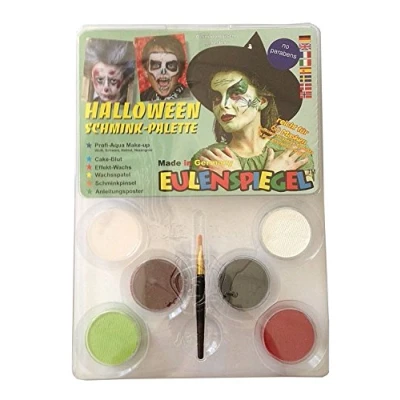 Abbildung von Eulenspiegel 450154 Schmink Palette Halloween, Schminkset, Karneval, Mottoparty