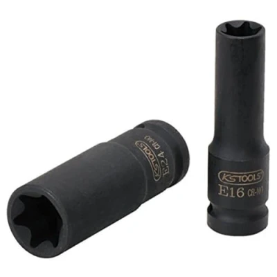 Abbildung von KS TOOLS 515.1059 Kraft Stecknuss 75 E24 12,5 (1/2&quot;) Außen Torx, E Profil