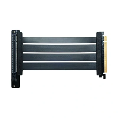 Abbildung von Phanteks (PH CBRS4.0_FL22 220 mm Flat Line PCI E Gen4.0 x16 Rise Kabel, 90 Grad Adapter, schwarz