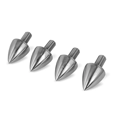 Abbildung von PrecisonGeek Lautsprecher Spikes M6 für HiFi, Rostfreiem, Edelstahl, Kegel 20mm Durchmesser 4 Stück