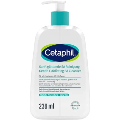 Abbildung von Cetaphil Sanft glättende SA Reinigung für Gesicht &amp; Körper 236 ml
