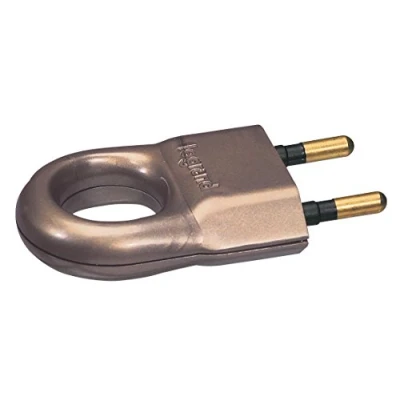 Abbildung von Legrand Plug keine Erde 6 A mit Ring, One Size, bronze