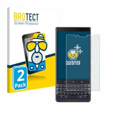 Abbildung von BROTECT Entspiegelungs Schutzfolie für BlackBerry Key2 LE (2 Stück) Matte Displayschutz Folie, Anti Reflex, Fingerprint