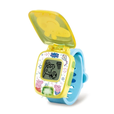 Abbildung von Vtech® Lernspielzeug Peppa Pig, Peppas Lernuhr blau